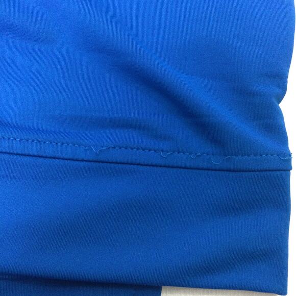 Peter Millar Mock Neck Full Zip Soft Casual Royal Blue Lined Golf Vest Men's L - Picture 11 of 14